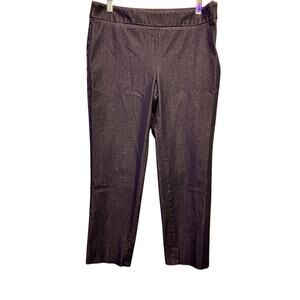 Talbots Women’s Dark Petite Chatham Ankle Pant Size 6P With Side Zipper